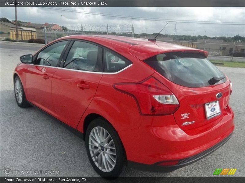 Race Red / Charcoal Black 2012 Ford Focus SEL 5-Door