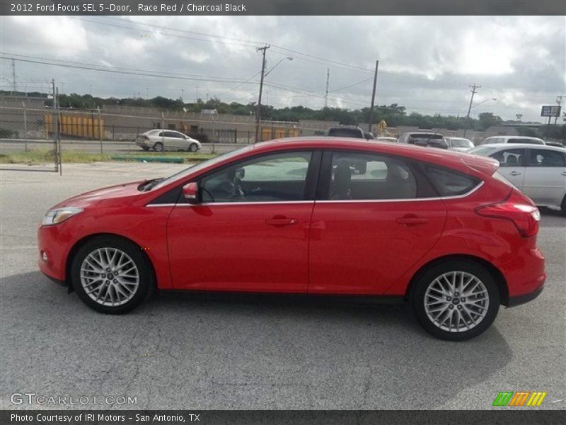 Race Red / Charcoal Black 2012 Ford Focus SEL 5-Door
