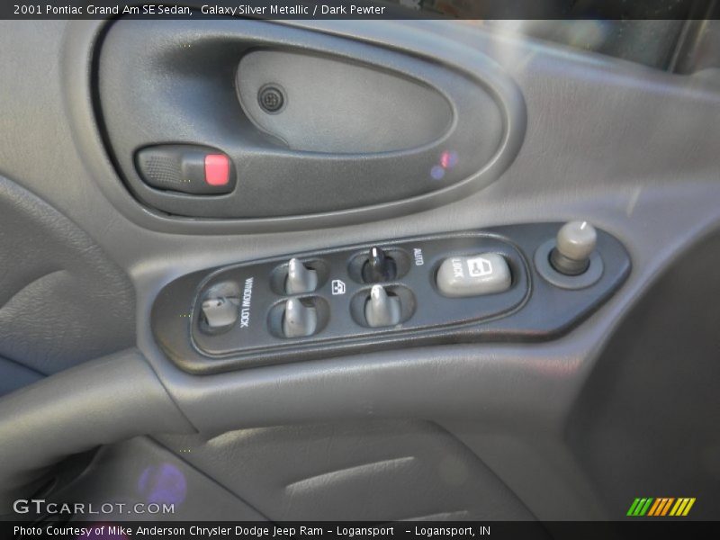 Galaxy Silver Metallic / Dark Pewter 2001 Pontiac Grand Am SE Sedan