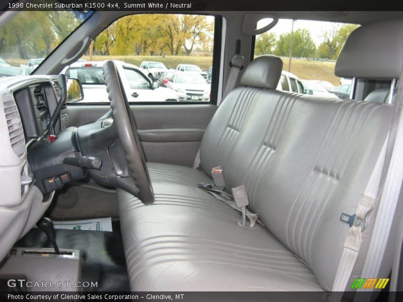 Front Seat of 1998 Suburban K1500 4x4