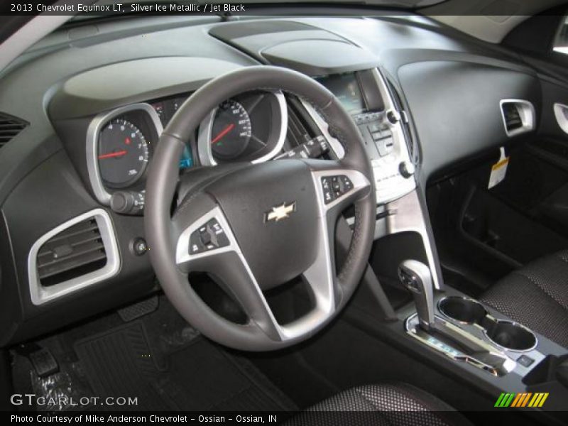 Silver Ice Metallic / Jet Black 2013 Chevrolet Equinox LT