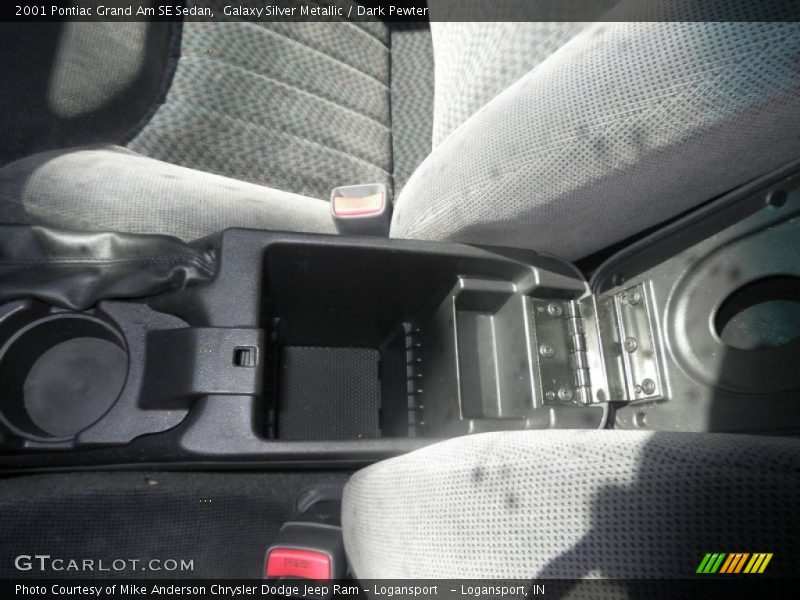 Galaxy Silver Metallic / Dark Pewter 2001 Pontiac Grand Am SE Sedan