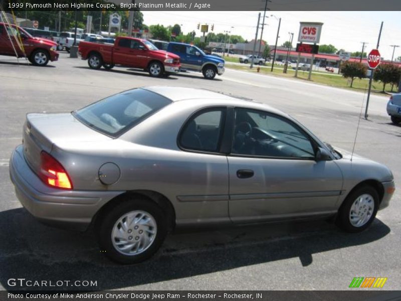 Bright Platinum Metallic / Agate 1999 Plymouth Neon Highline Coupe