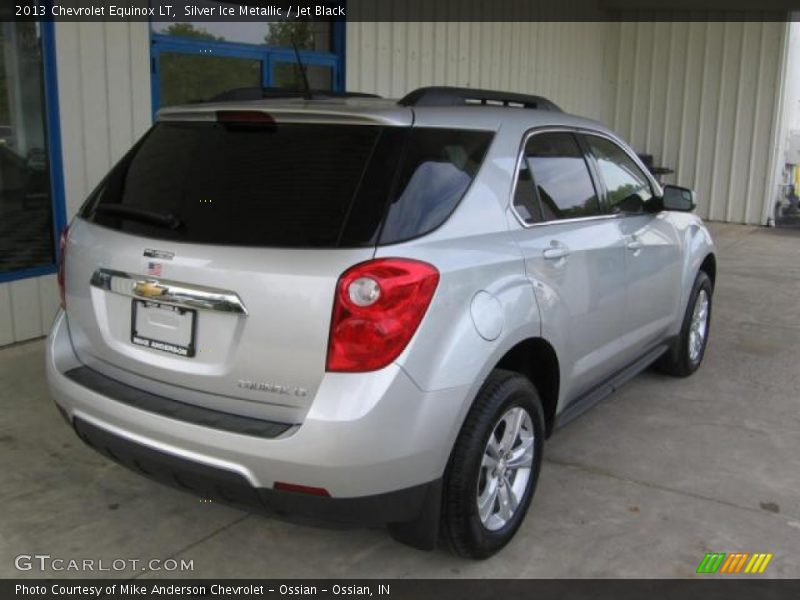 Silver Ice Metallic / Jet Black 2013 Chevrolet Equinox LT