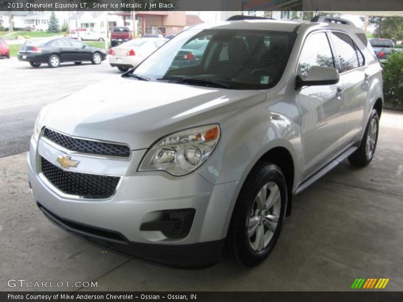Silver Ice Metallic / Jet Black 2013 Chevrolet Equinox LT