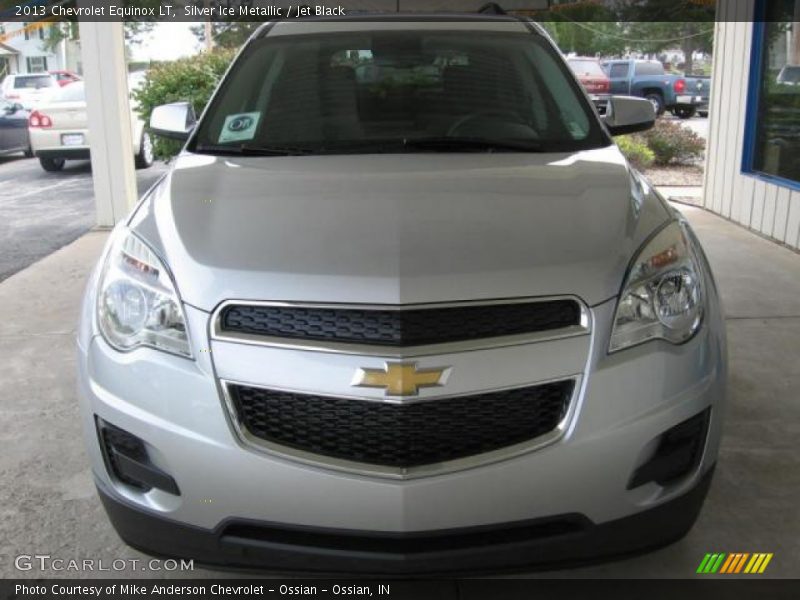 Silver Ice Metallic / Jet Black 2013 Chevrolet Equinox LT