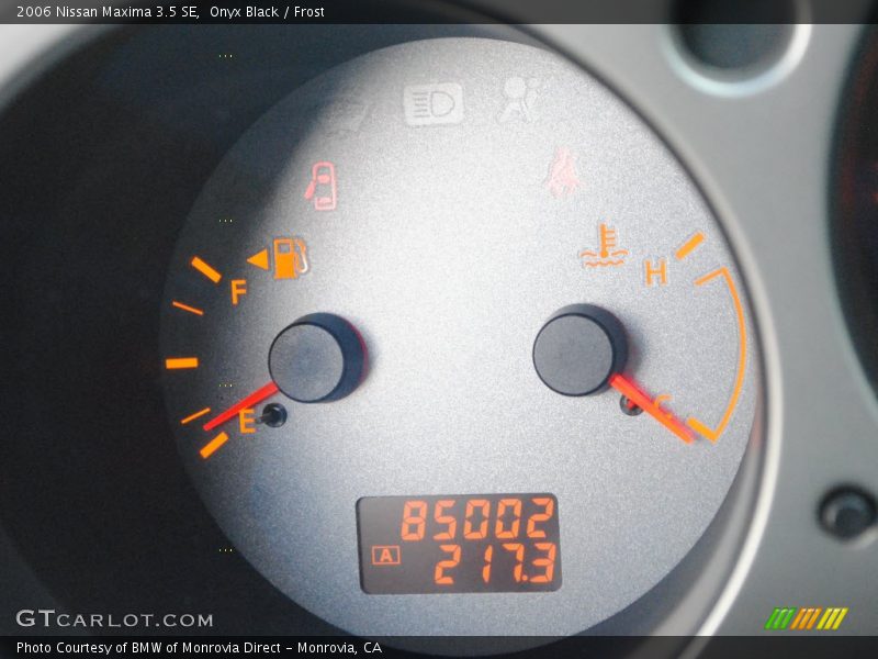 Onyx Black / Frost 2006 Nissan Maxima 3.5 SE