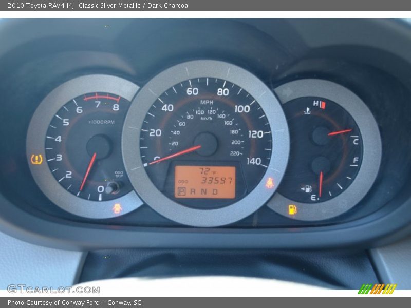 Classic Silver Metallic / Dark Charcoal 2010 Toyota RAV4 I4