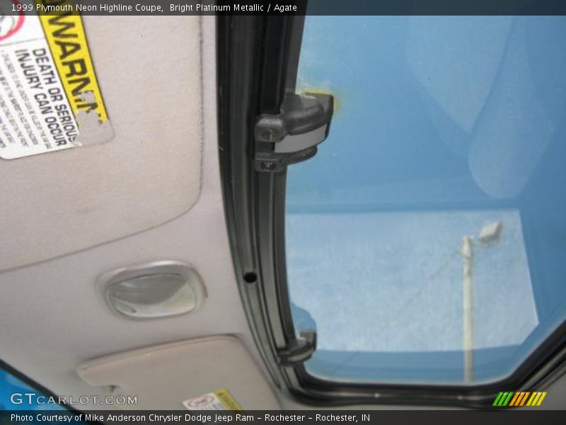 Bright Platinum Metallic / Agate 1999 Plymouth Neon Highline Coupe