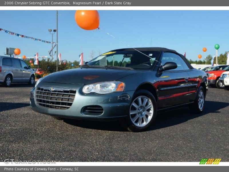 Magnesium Pearl / Dark Slate Gray 2006 Chrysler Sebring GTC Convertible