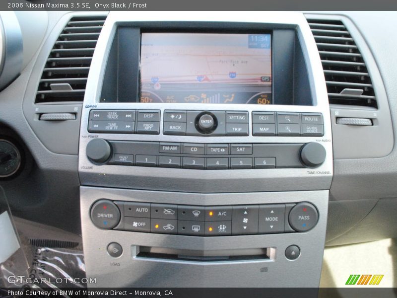 Onyx Black / Frost 2006 Nissan Maxima 3.5 SE