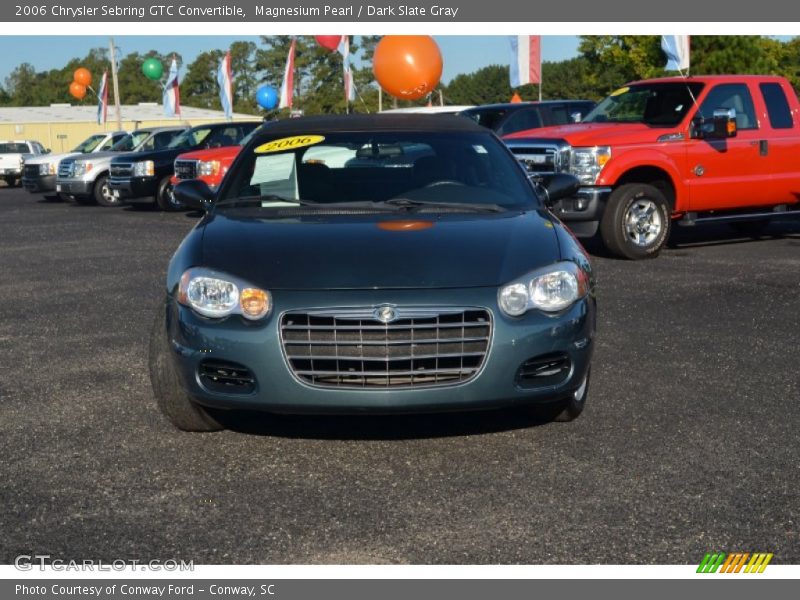 Magnesium Pearl / Dark Slate Gray 2006 Chrysler Sebring GTC Convertible