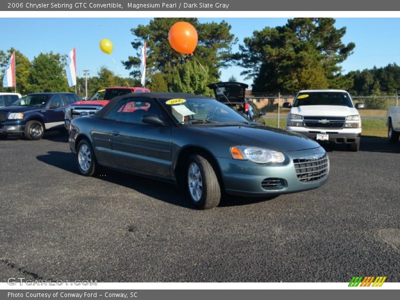 Magnesium Pearl / Dark Slate Gray 2006 Chrysler Sebring GTC Convertible