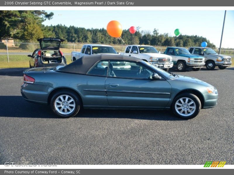 Magnesium Pearl / Dark Slate Gray 2006 Chrysler Sebring GTC Convertible