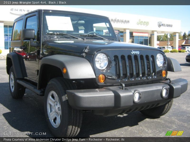 Black / Black 2013 Jeep Wrangler Sport 4x4