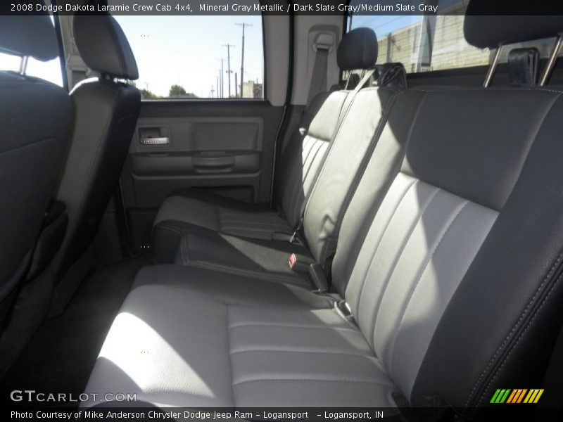 Mineral Gray Metallic / Dark Slate Gray/Medium Slate Gray 2008 Dodge Dakota Laramie Crew Cab 4x4