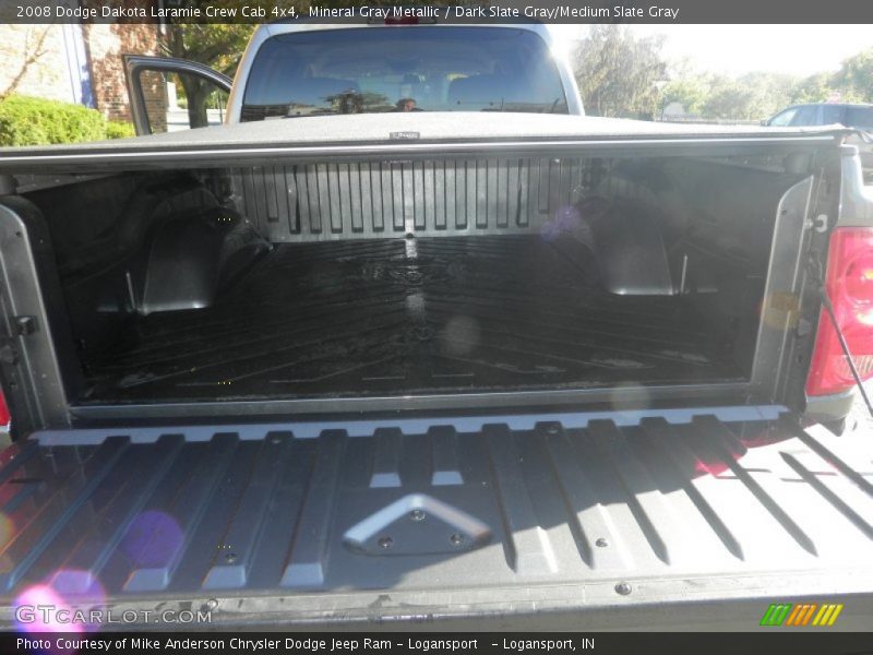 Mineral Gray Metallic / Dark Slate Gray/Medium Slate Gray 2008 Dodge Dakota Laramie Crew Cab 4x4