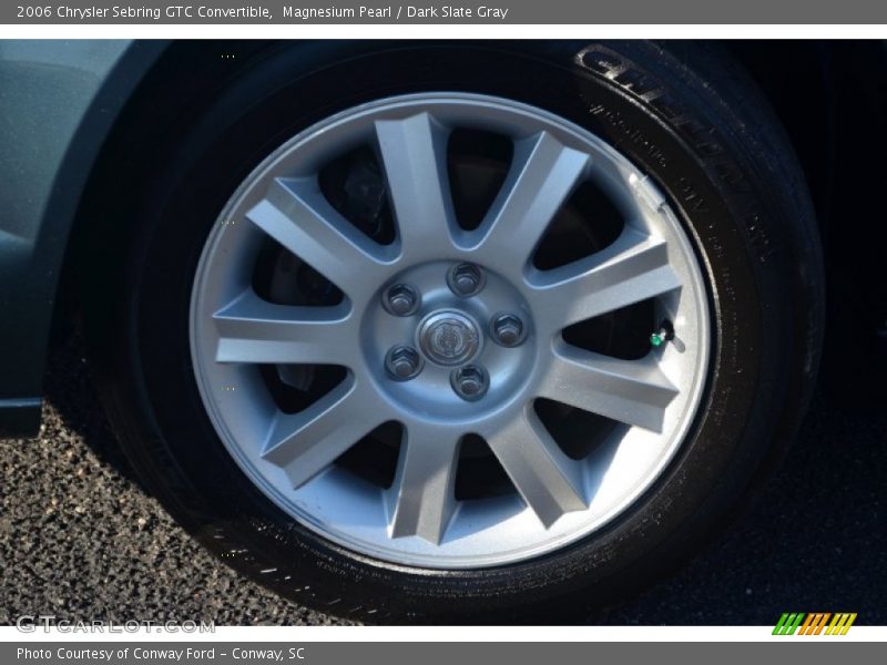 Magnesium Pearl / Dark Slate Gray 2006 Chrysler Sebring GTC Convertible
