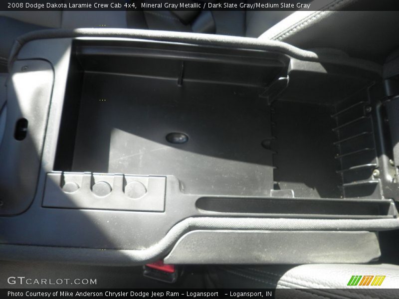 Mineral Gray Metallic / Dark Slate Gray/Medium Slate Gray 2008 Dodge Dakota Laramie Crew Cab 4x4