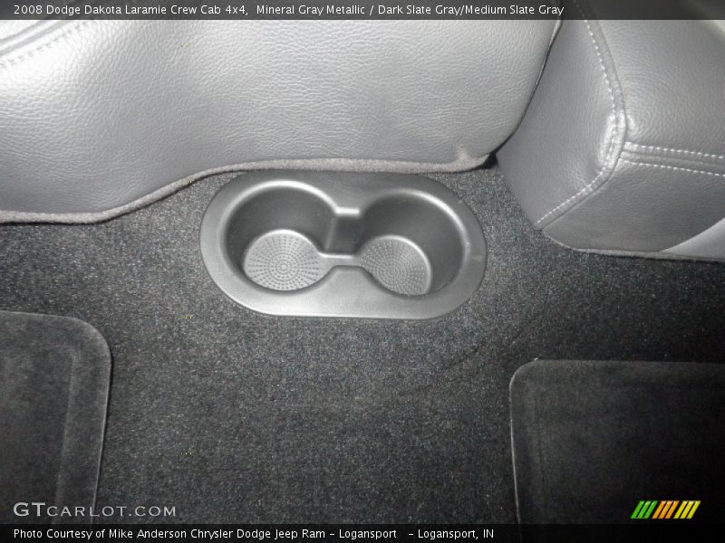 Mineral Gray Metallic / Dark Slate Gray/Medium Slate Gray 2008 Dodge Dakota Laramie Crew Cab 4x4