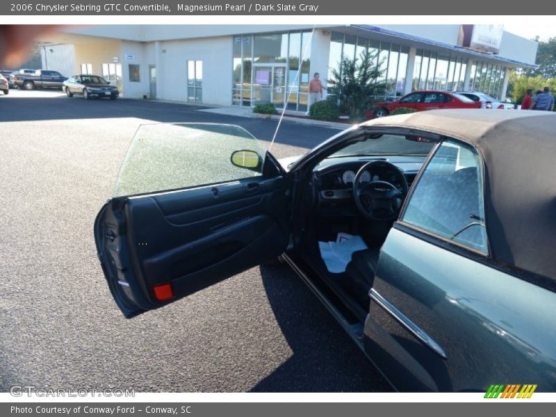 Magnesium Pearl / Dark Slate Gray 2006 Chrysler Sebring GTC Convertible