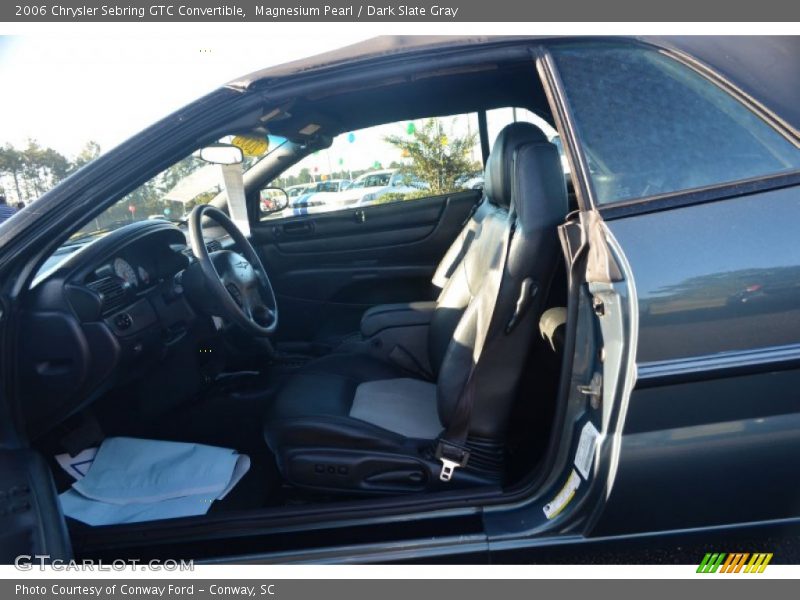 Magnesium Pearl / Dark Slate Gray 2006 Chrysler Sebring GTC Convertible