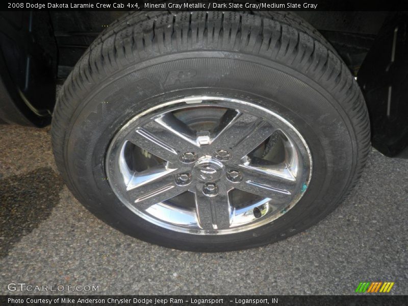 Mineral Gray Metallic / Dark Slate Gray/Medium Slate Gray 2008 Dodge Dakota Laramie Crew Cab 4x4