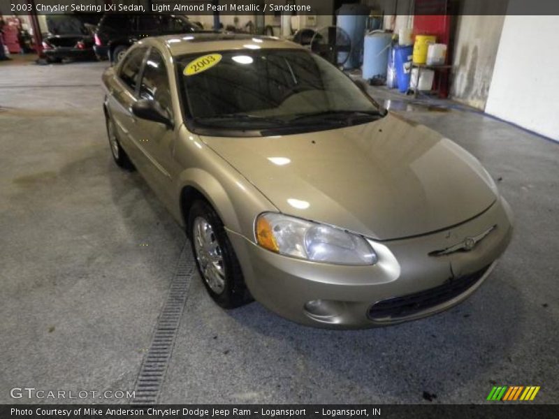 Light Almond Pearl Metallic / Sandstone 2003 Chrysler Sebring LXi Sedan