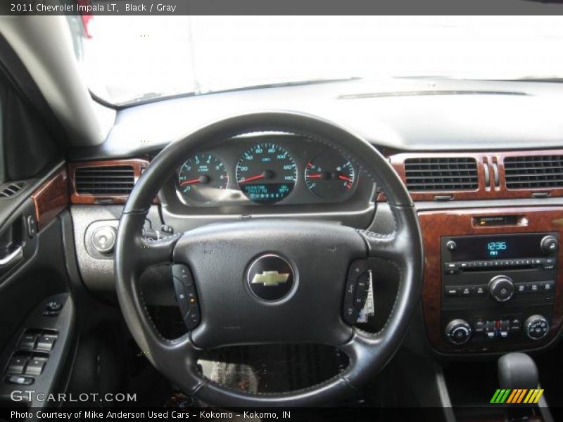 Black / Gray 2011 Chevrolet Impala LT