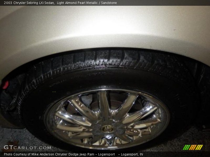 Light Almond Pearl Metallic / Sandstone 2003 Chrysler Sebring LXi Sedan