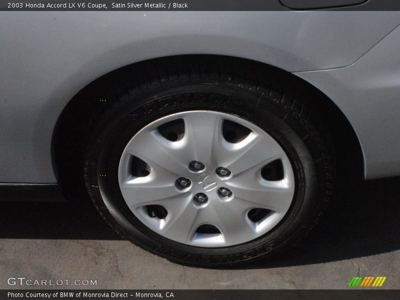 Satin Silver Metallic / Black 2003 Honda Accord LX V6 Coupe