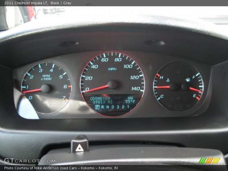 Black / Gray 2011 Chevrolet Impala LT