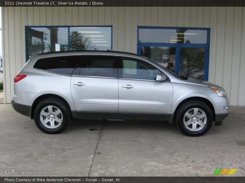 Silver Ice Metallic / Ebony 2012 Chevrolet Traverse LT