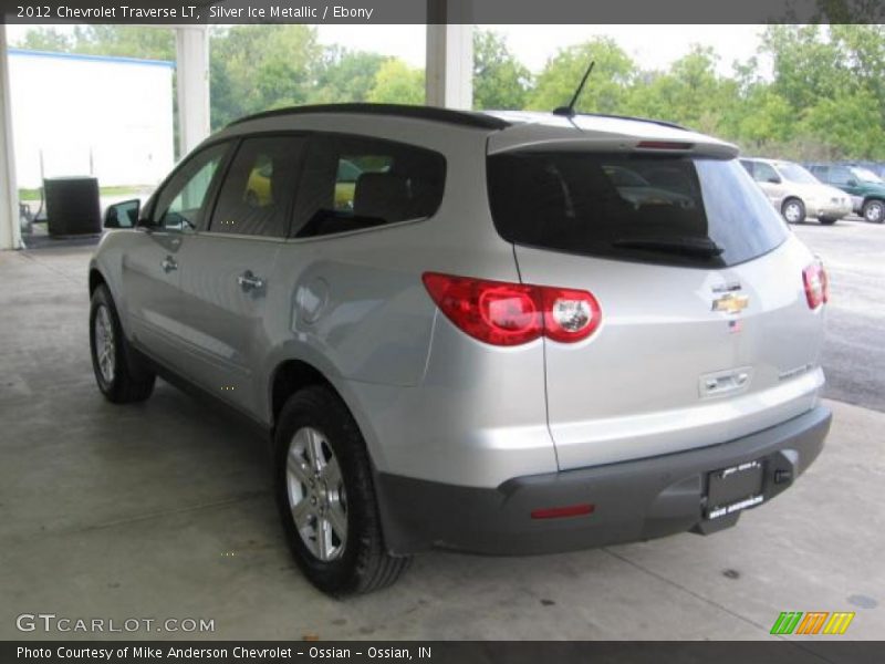 Silver Ice Metallic / Ebony 2012 Chevrolet Traverse LT