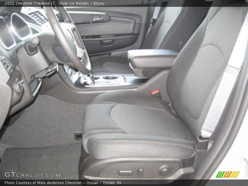 Silver Ice Metallic / Ebony 2012 Chevrolet Traverse LT