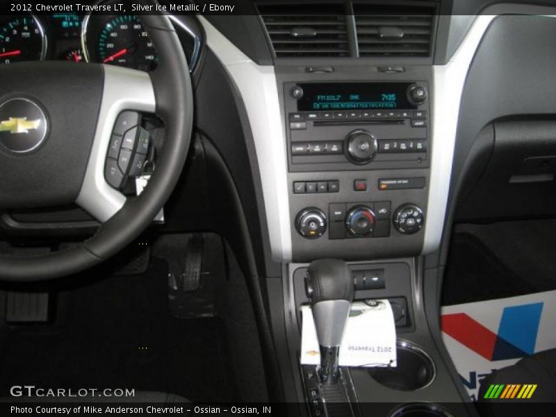 Silver Ice Metallic / Ebony 2012 Chevrolet Traverse LT