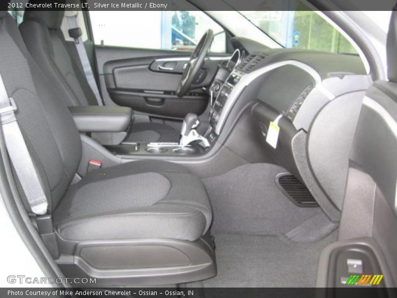 Silver Ice Metallic / Ebony 2012 Chevrolet Traverse LT