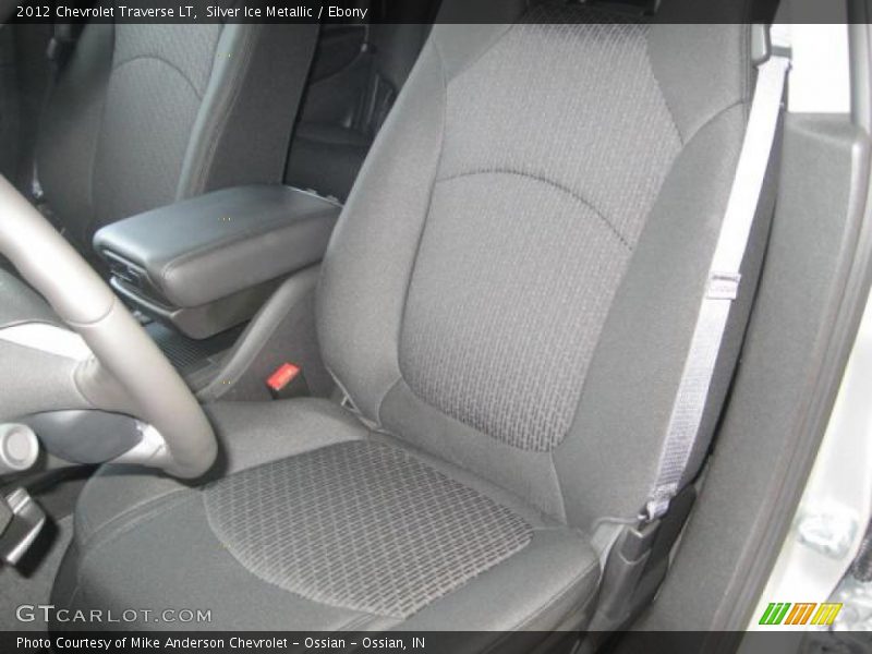 Silver Ice Metallic / Ebony 2012 Chevrolet Traverse LT
