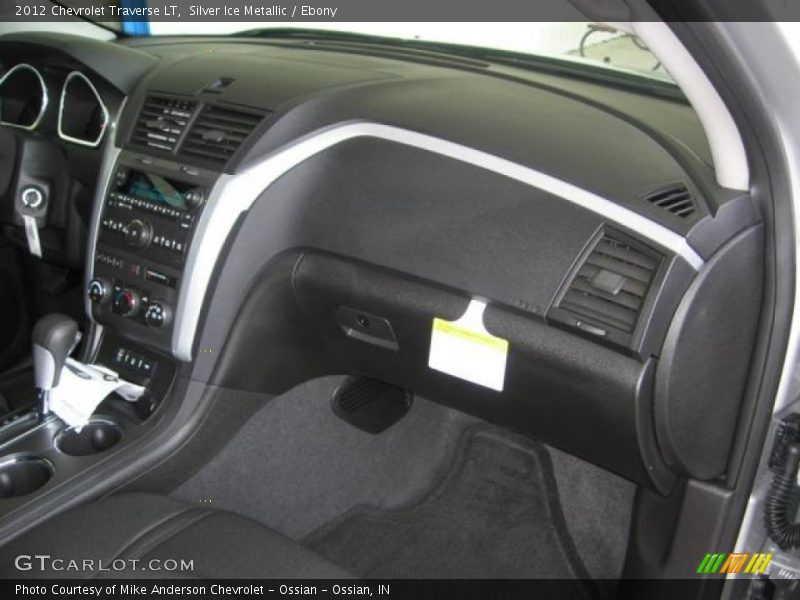 Silver Ice Metallic / Ebony 2012 Chevrolet Traverse LT