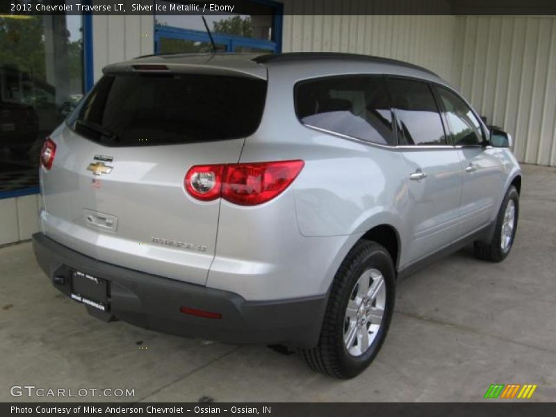 Silver Ice Metallic / Ebony 2012 Chevrolet Traverse LT