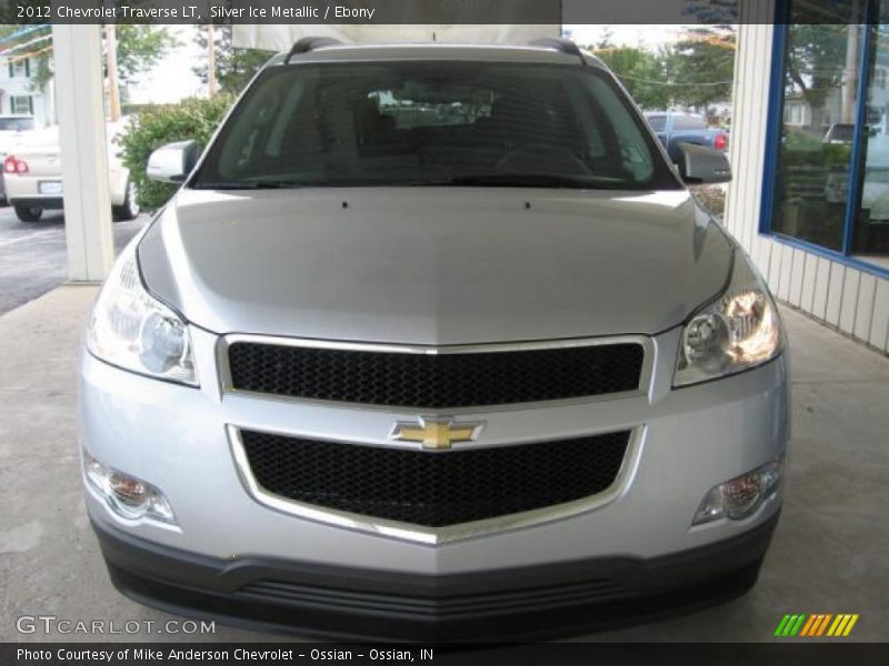 Silver Ice Metallic / Ebony 2012 Chevrolet Traverse LT