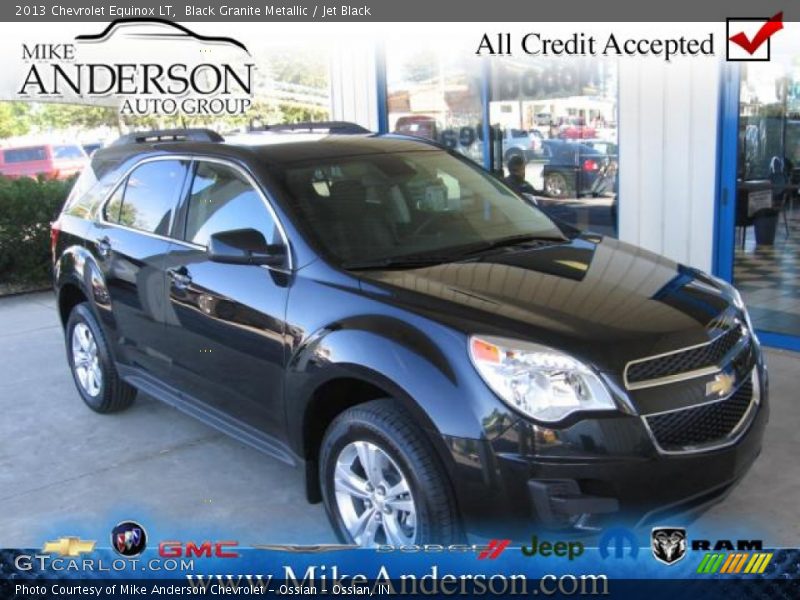 Black Granite Metallic / Jet Black 2013 Chevrolet Equinox LT