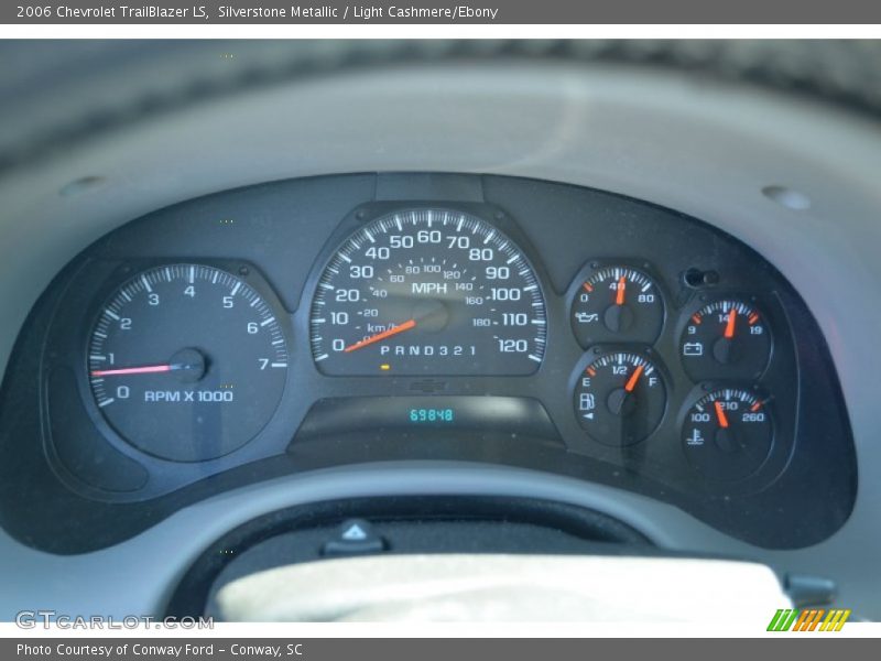 Silverstone Metallic / Light Cashmere/Ebony 2006 Chevrolet TrailBlazer LS