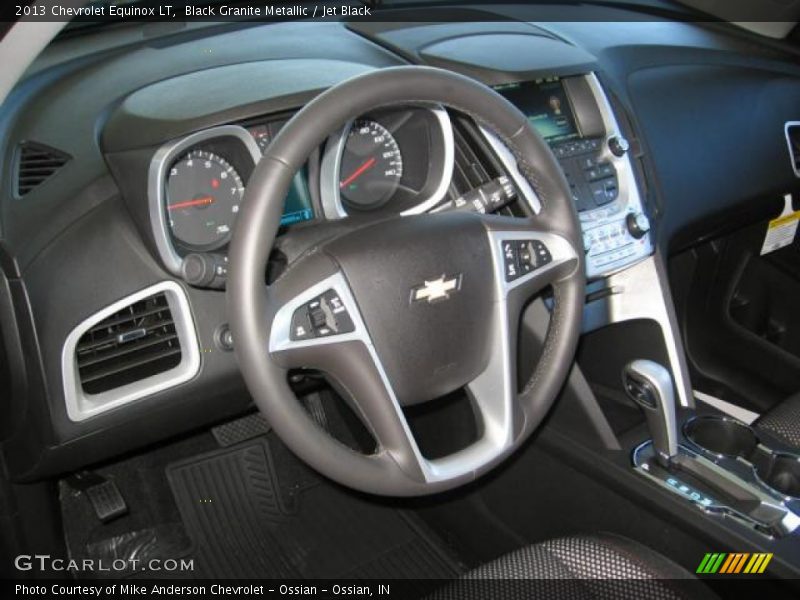 Black Granite Metallic / Jet Black 2013 Chevrolet Equinox LT