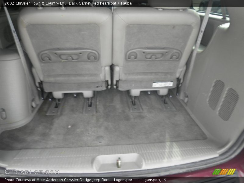 Dark Garnet Red Pearlcoat / Taupe 2002 Chrysler Town & Country LXi