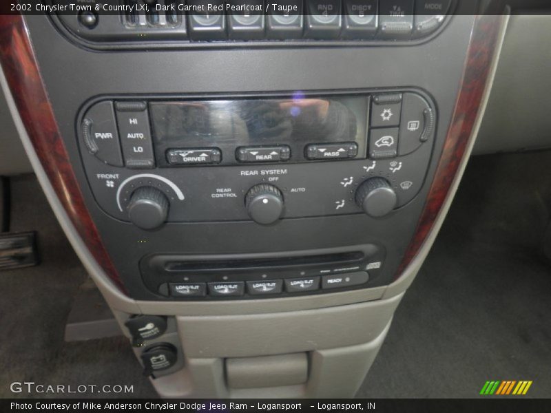 Dark Garnet Red Pearlcoat / Taupe 2002 Chrysler Town & Country LXi