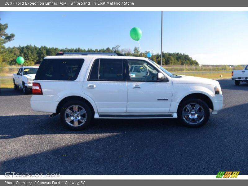 White Sand Tri Coat Metallic / Stone 2007 Ford Expedition Limited 4x4