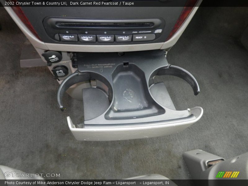Dark Garnet Red Pearlcoat / Taupe 2002 Chrysler Town & Country LXi