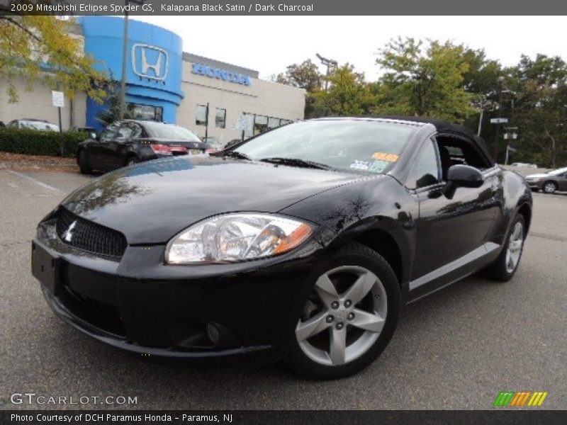 Kalapana Black Satin / Dark Charcoal 2009 Mitsubishi Eclipse Spyder GS