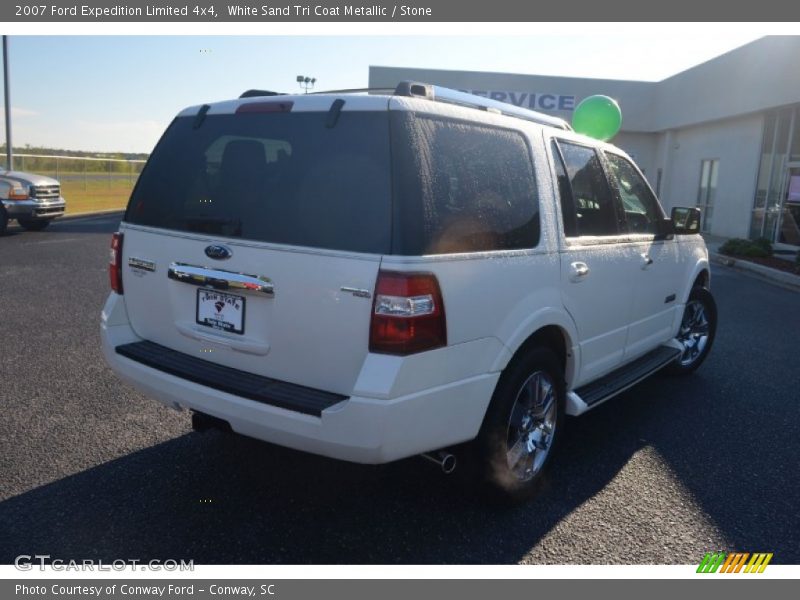 White Sand Tri Coat Metallic / Stone 2007 Ford Expedition Limited 4x4